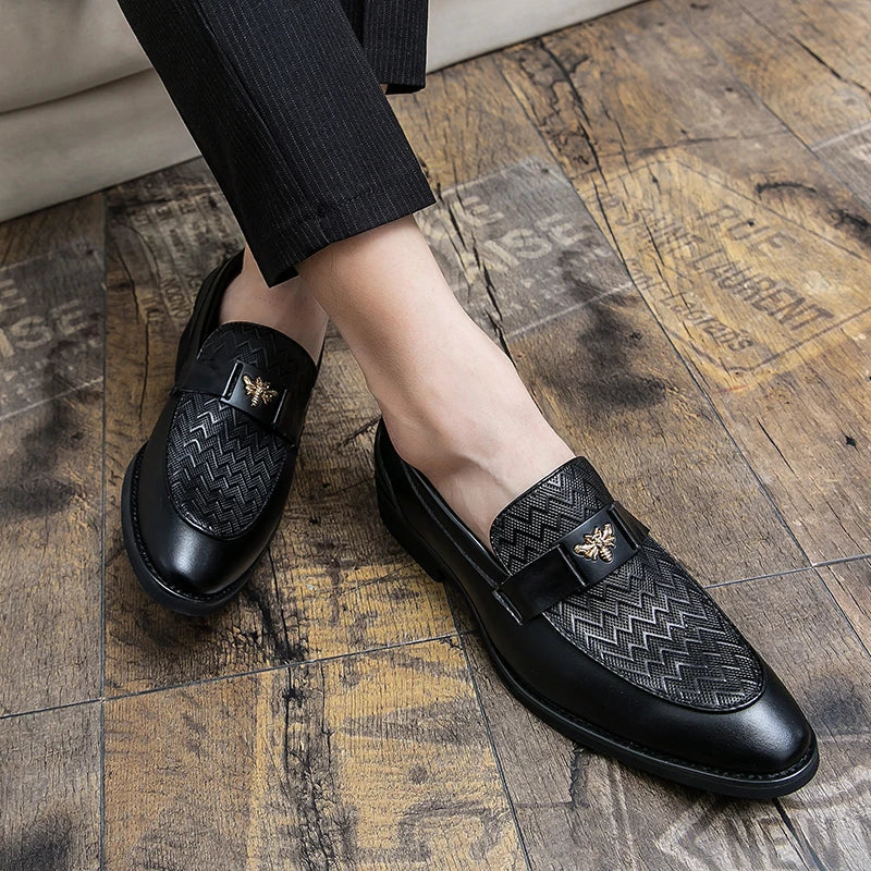 Fashion Size 6~13 Mens Dress Casual Leather Designer Wedding Mules Luxury Business Italian Slippers Loafers Oxford Shoes for Men