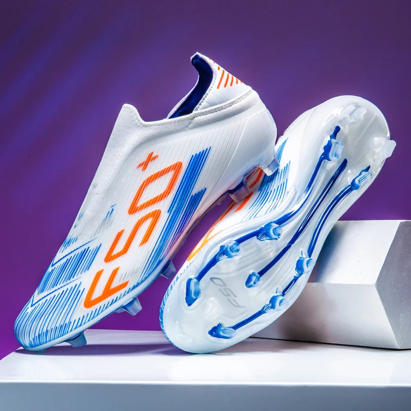Mens Soccer Shoes Training Non-Slip Turf Soccer Cleats TF/FG Football Sneakers Chuteira Campo for Man 35-45