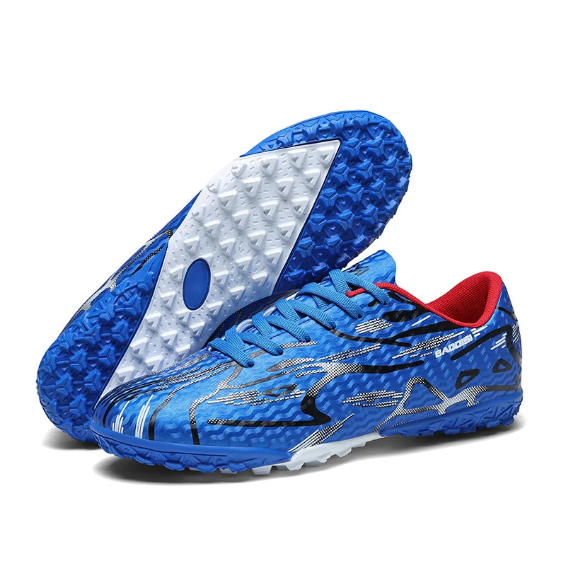 Teenager Boys Girls TF Broken Studs Football Boots Men Women Comfort Turf Soccer Cleats Outdoor Match Training Sports Footwear