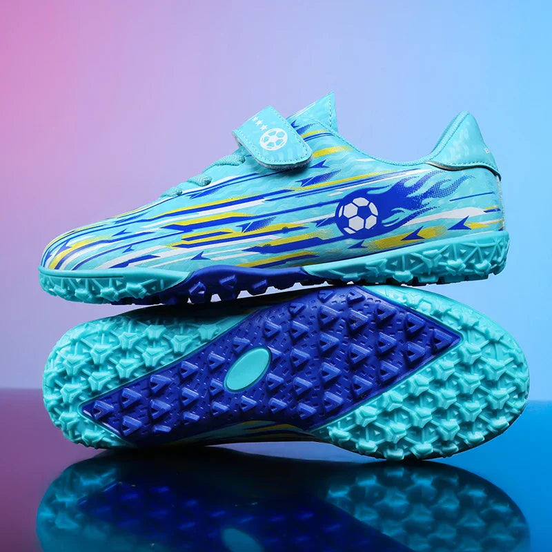 Kids Youth Soccer Shoes Boys Girls Football Cleats TF FG Training Sneakers Non-Slip Grass Artificial Grass Sport Boots
