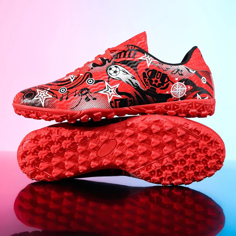 New Kids Soccer Shoes Men Original Football Shoes Indoor Professional Football Field Boots Society Cleats TF/AG Sneaker Non Slip
