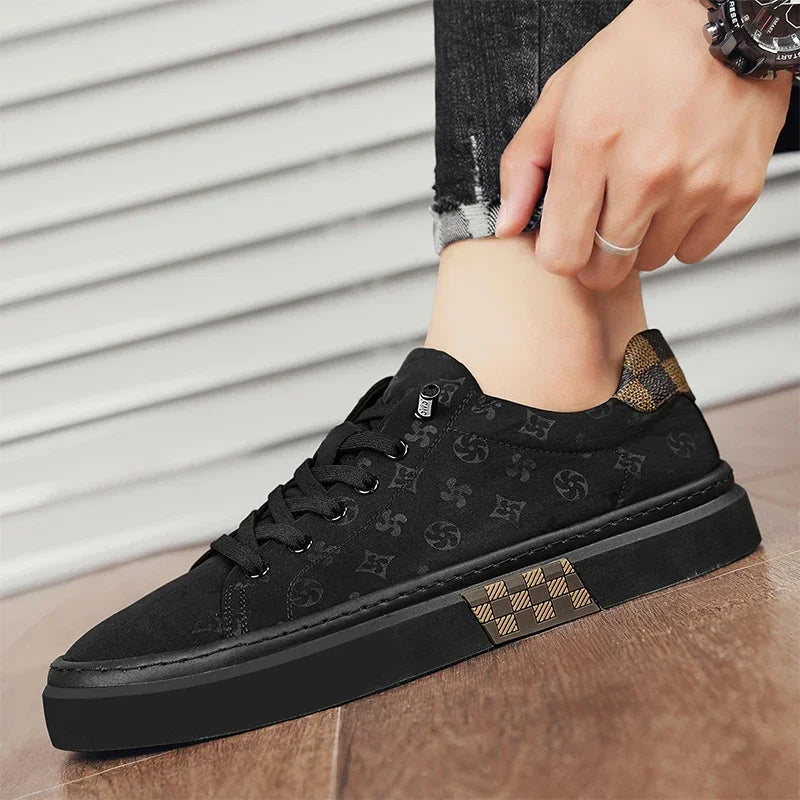 Men Skateboarding Shoes Platform Tennis Gym Sport Sneakers Luxury Design Skateboard Flats Sneakers Outdoor Walking Shoe For Male