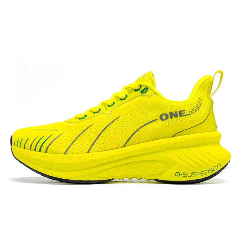 Cushioning Running Shoes For Men Suitable Heavy Runners Lace Up Sports Women Non-slip Outdoor Athletic Male Sneakers