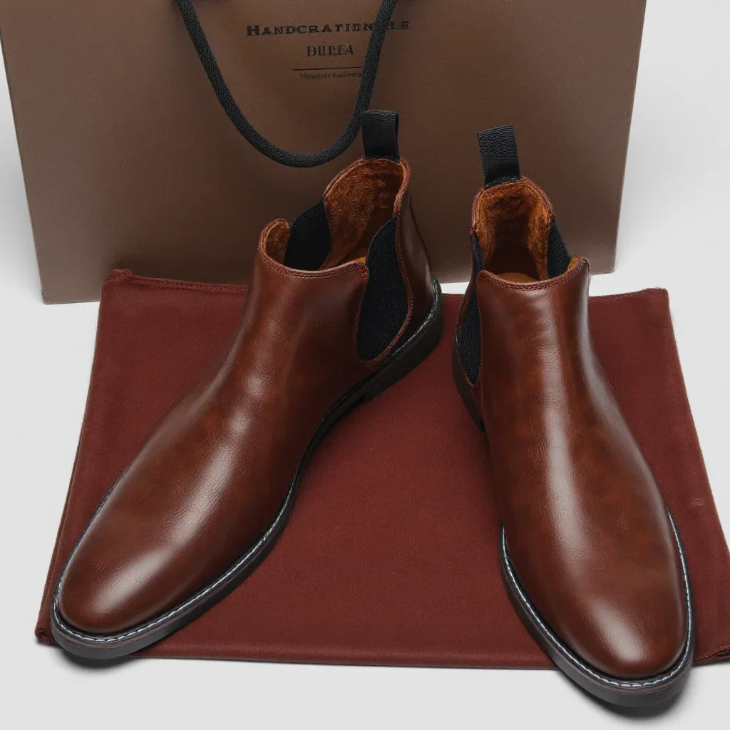 40~46 Men Chelsea Boots Brand Retro Comfortable Fashion Men Boots