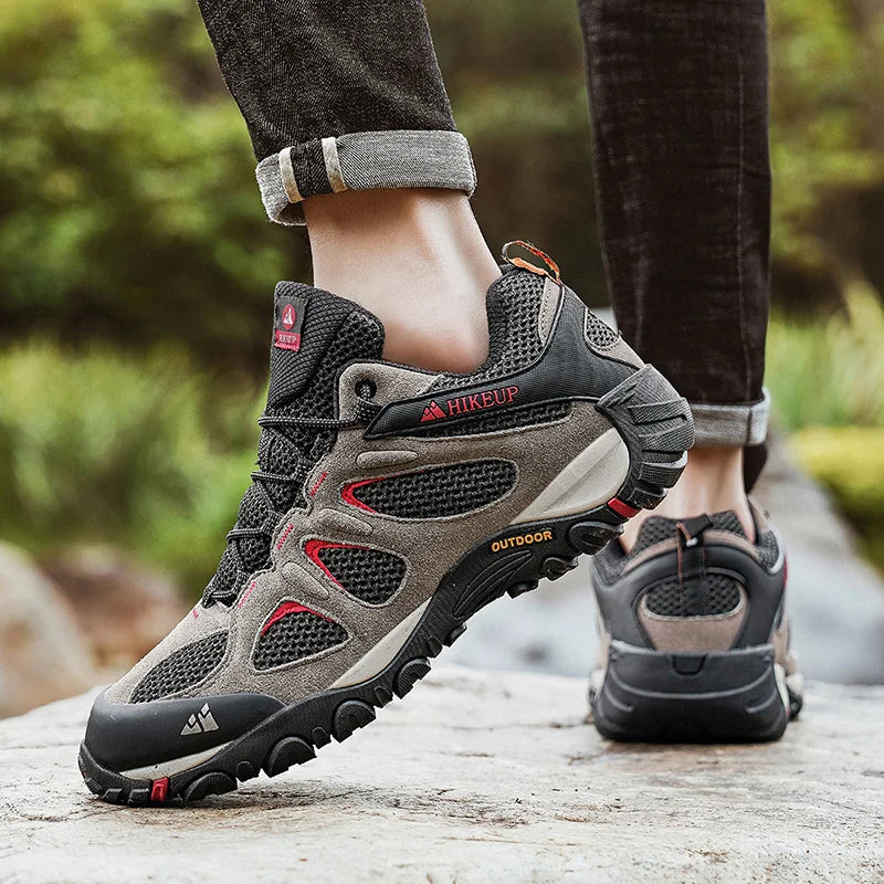 Men Shoes Breathable Splashproof Outdoor Hiking Shoes Mountain Climbing Sport Men Hunting Trekking Sneaker