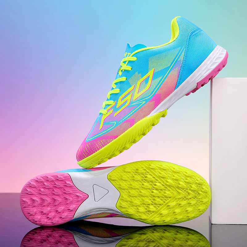 Summer Latest Studded Soccer Cleats Outdoor Breathable Non-slip Training Football Shoes