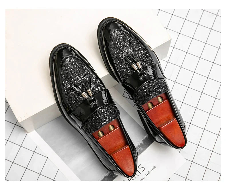 Classic men dress shoes lace up shoes for men plus size point toe business casual comfortable men formal shoes for weddin