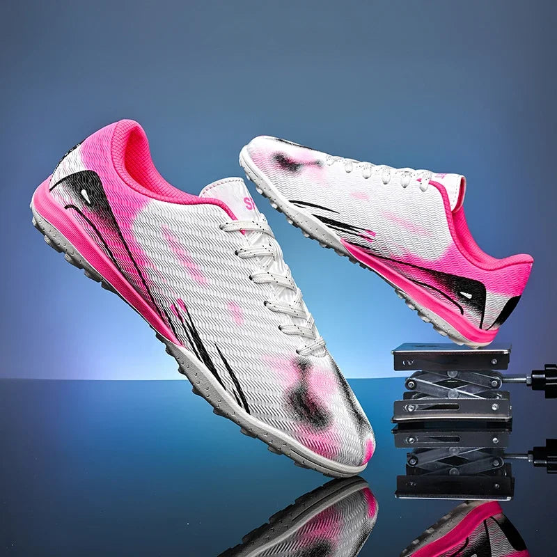 New Mens Outdoor Soccer Shoes Cleats Professional Football Shoes Kid Football Field Boots Comfortable Non-Slip Training Sneakers