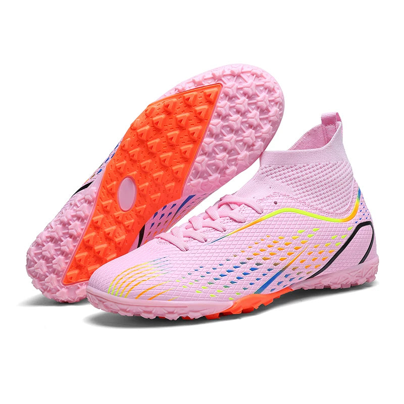 New Men Soccer Shoes Unisex Futsal Cleats Football Boots Professional Ultralight Women Hot Sale High-quality TF/FG Sneakers