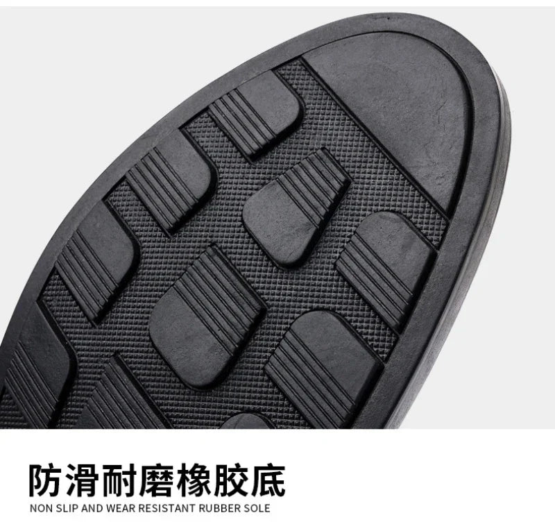 Leather Shoes Men's Four Seasons Business Formal British Casual Commuting Style Black Heightening Wedding Groom's Shoes New