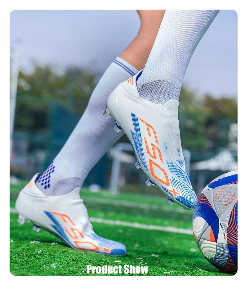 New Men's Soccer Shoes Grass Ultralight Sport Comfortable Indoor Cleats Non Slip Fg Turf Futsal Adult Non-Slip Football Boots