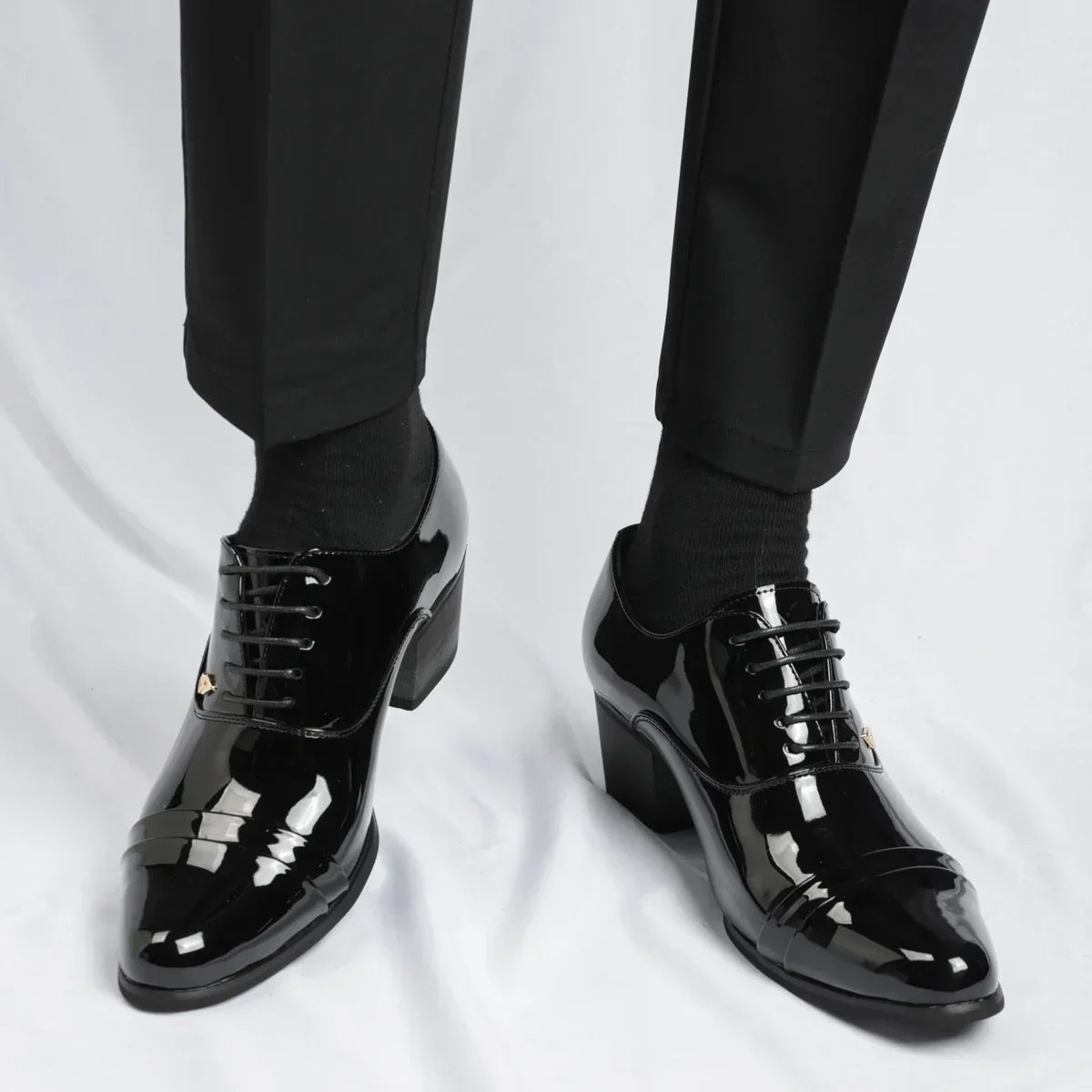 Trendy Men's Casual Black Brown Lace Up Oxford Cuban Shoes Gentleman Business Flats Dress Homecoming Footwear Zapatos Hombre