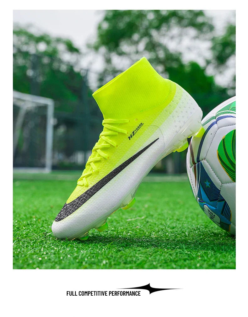 New Men Soccer Shoes Hot Sale Football Boots Women Professional TF/FG Sneakers Unisex High-quality Futsal Cleats Ultralight