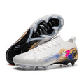 New Men Football Boots Match Ultralight Soccer Cleats FG Non-Slip Training Shoes Soccer Shoes Long Spikes Outdoor Drop Shipping