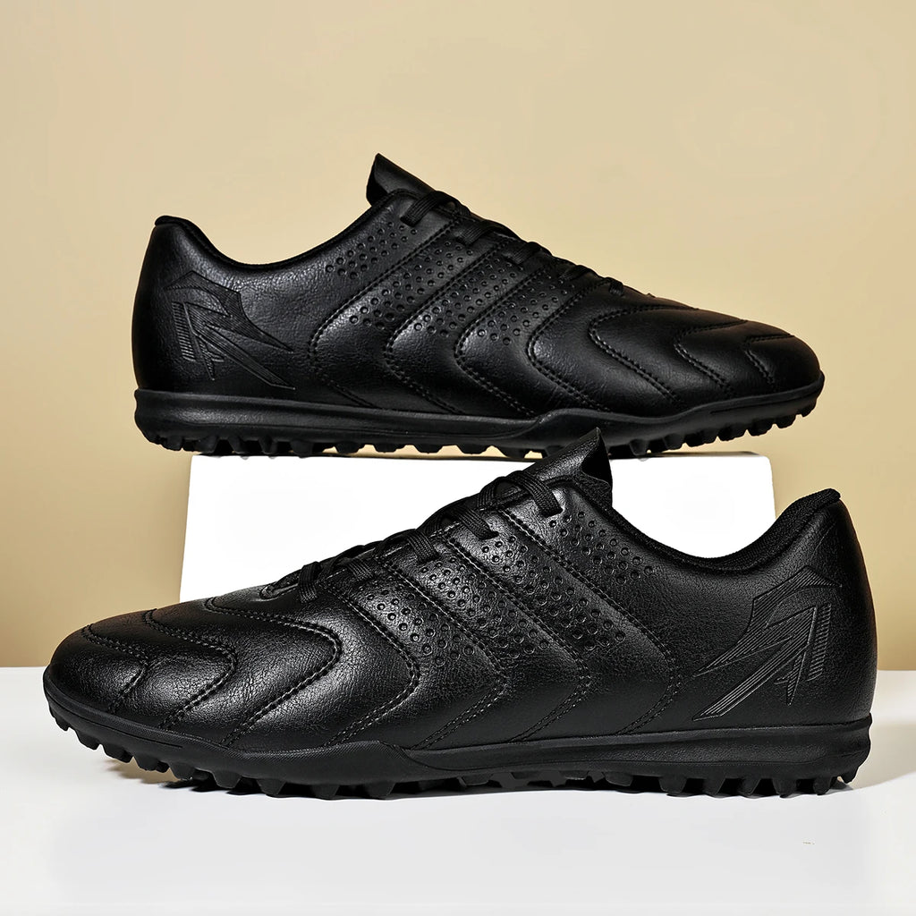 Outdoor Men Soccer Cleats With TF Turf Sole, Soft Comfort Breathable Shoes For Competitive Game