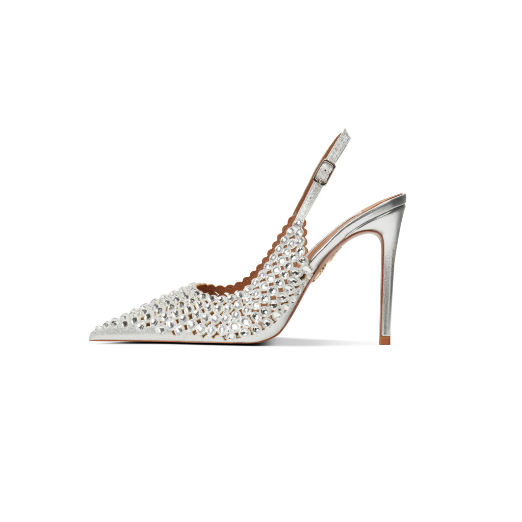 Diamond high heels for women in2025with a single button back strap,sexy wedding shoes for brides,slim heels,pointed toe sandals