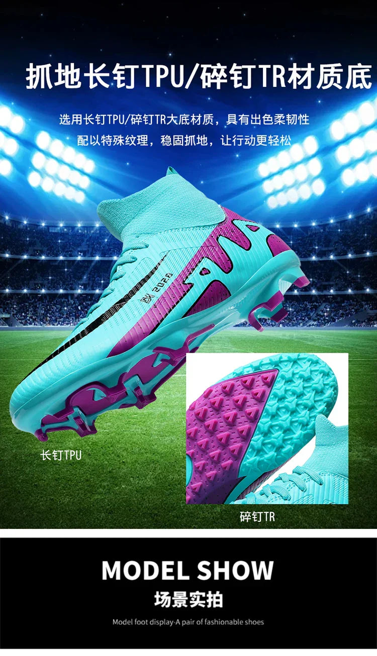 New Fashion Soccer Boots Men Professional Lightweight Sock Men's Football Shoe Outdoor Non-slip Original Football Boot Sneakers