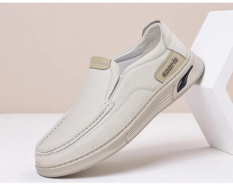 Spring Summer 2026 New Loafers for Men Soft Sole Fashion Business Casual Leather Shoes Male British Style Designer Shoe Man