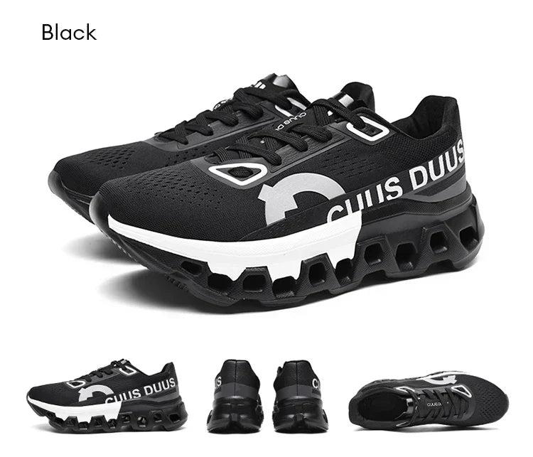 Men's Cushioning Running Shoes Lightweight Athletic Casual Sneakers Male Non-Slip Sports Shoes Outdoor Travel Walking Shoes