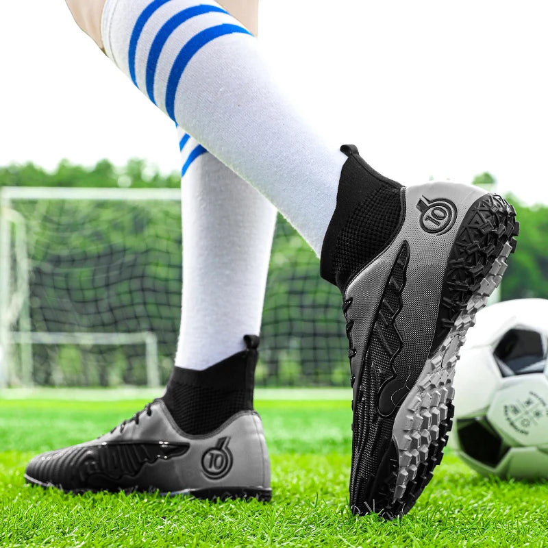Society Cleats Soccer Shoes Men Professional Football Boots Indoor Original Football Field Boots Ankle Sneakers Fast Training