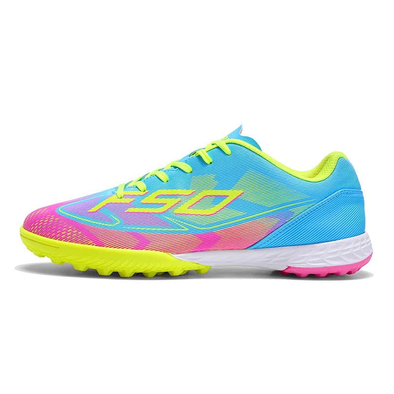 Summer New  Studded Soccer Cleats Outdoor Breathable Non-slip Training Football Shoes
