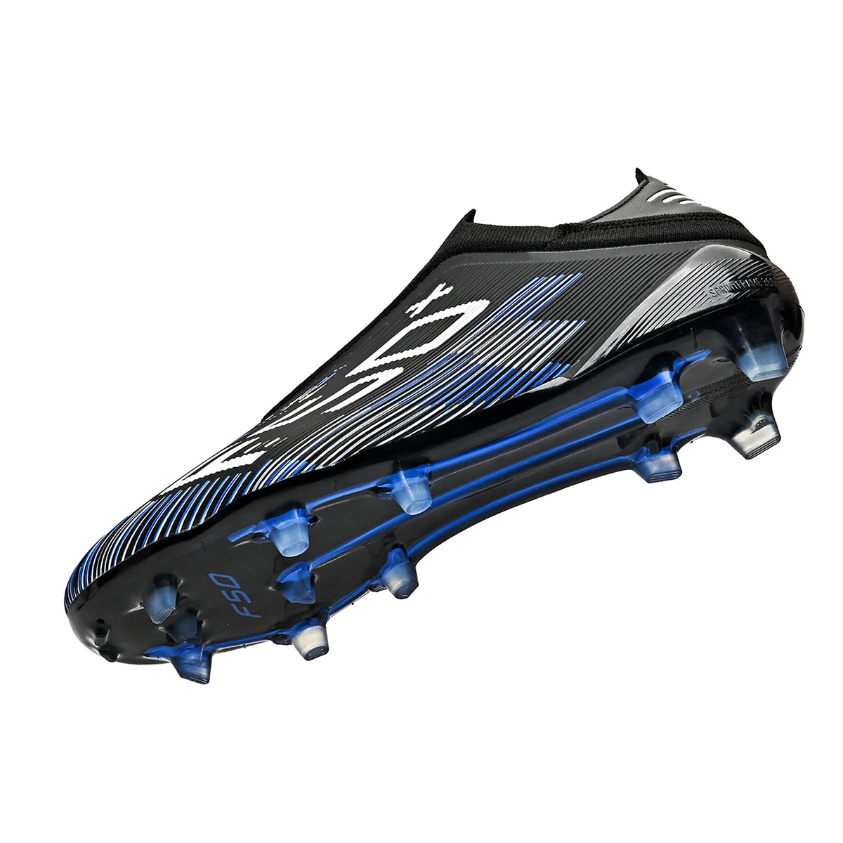 Durable Youth Football Boots PU Woven Upper TPU AG FG Studs Breathable Anti-Slip Wear-Resistant Sports Footwear