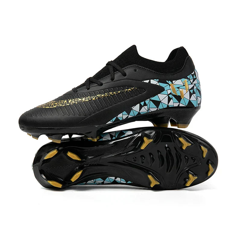 New Kid Match Boys Football Boots Sports Shoes Match Soccer Shoes Outdoor Sneakers Professional Non-Slip Comfortable Unisex