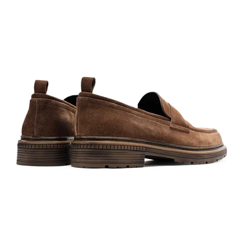 Classic Soft Cowhide Mans Loafers Spring Luxury Genuine Leather Comfortable Fashion British Outdoor Leisure Driving Shoes Man