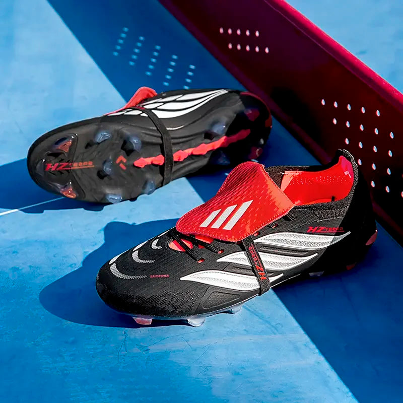 Men Professional FG Soccer Cleats Ultralight Breathable Anti-slip Football Boots Outdoor Grass Match Training Sneakers For Adult