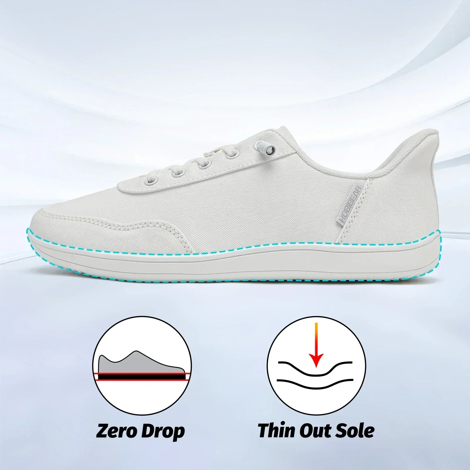 Unisex Barefoot Shoes for Men Women Wide Toe Adjustable Slip On Sneakers Minimalist Lightweight Walking Shoes
