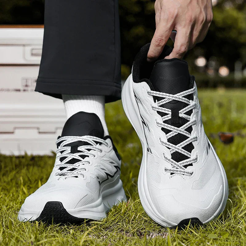 Wide Toe Men Running Sneakers Minimalist Barefoot Shoes Lightweight Breathable Zero Soles Outdoor Man Casual Walking Sport Shoes