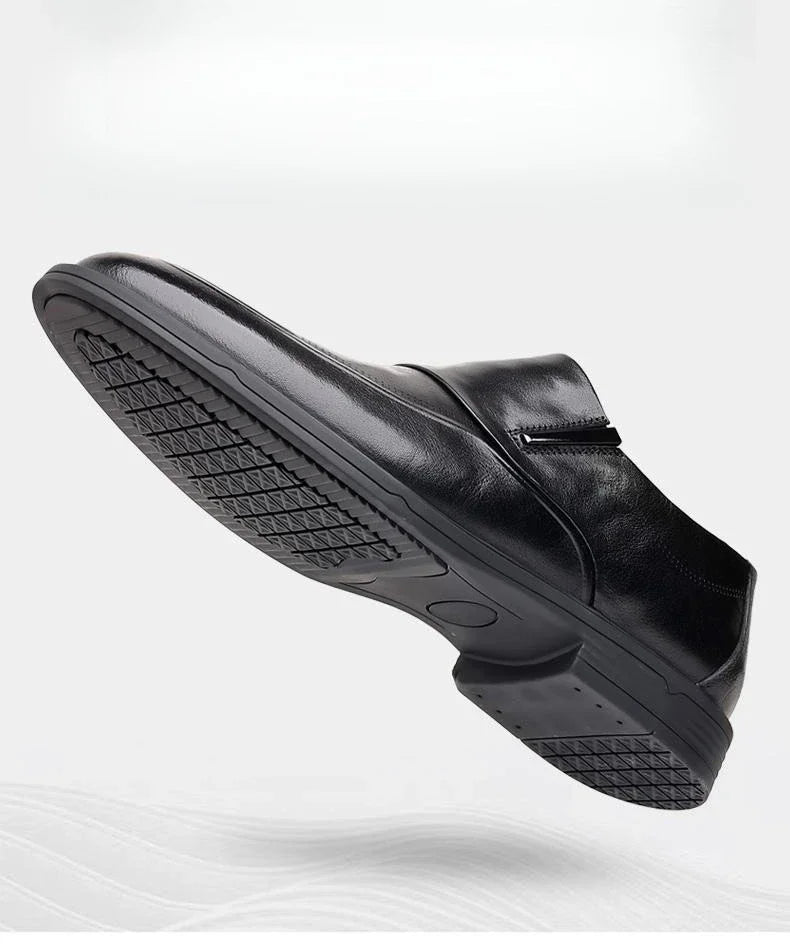 Luxury Brand Men Leather Formal Business Shoes Male Office Work Flat Shoes Oxford Breathable Party Wedding Anniversary Shoes