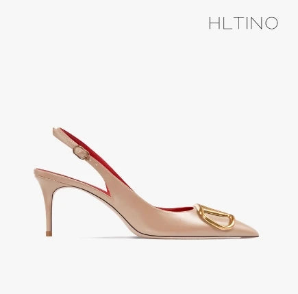 HLTINO Fahion Slingback Black Comfortable Women Summer Shoes Very High Heel Sandals 2025 Trend for Wedding Party Dress