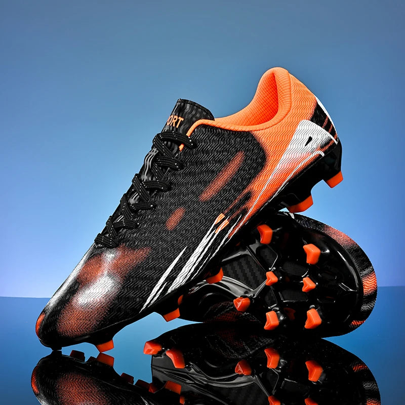 New Mens Outdoor Soccer Shoes Cleats Professional Football Shoes Kid Football Field Boots Comfortable Non-Slip Training Sneakers