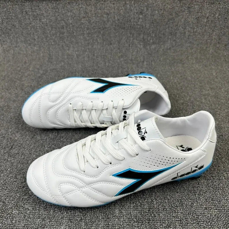 Classic Brand Football Shoes For Men Black White Soccer Shoes Mens Designer Leather Sport Shoes Man Anti Slip Football Shoe