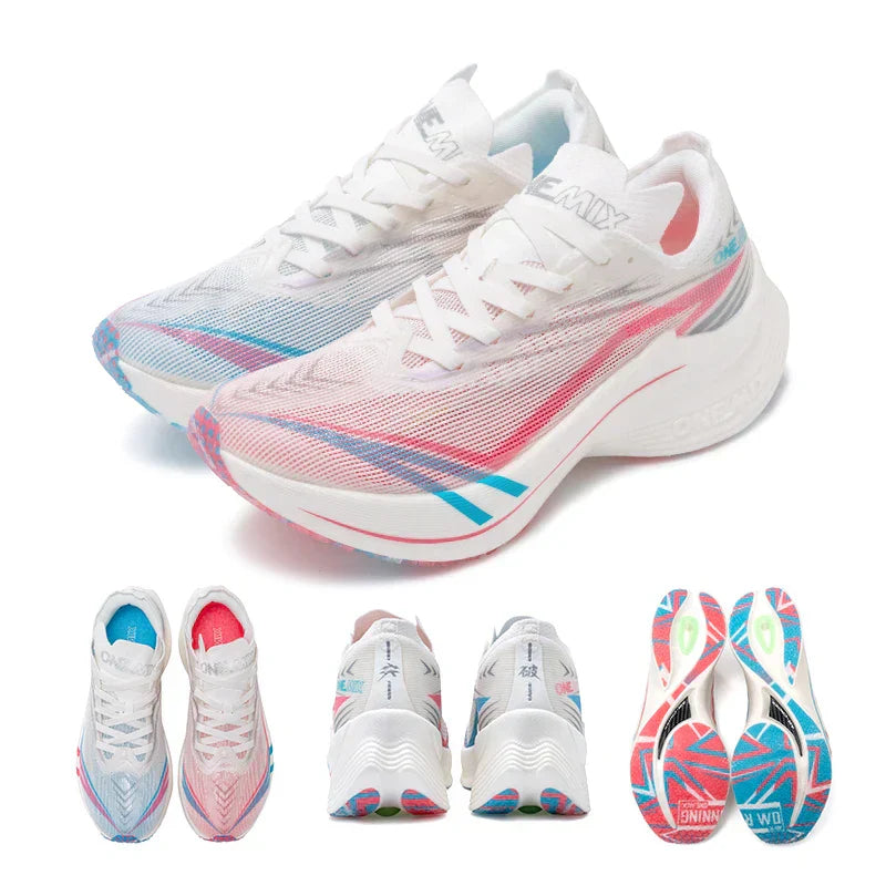 Carbon Plate Marathon Running Shoe Pro Tests Stable Support For Shock-absorbing Ultralight Bounce Sneakers