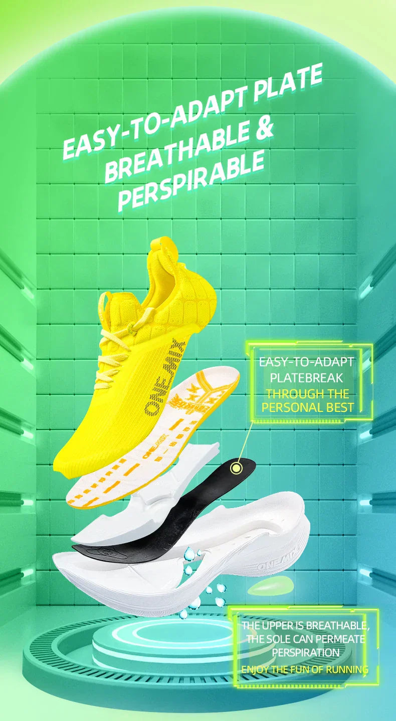 Carbon Plate Marathon Running Racing Shoes Professional Stable Support Shock-relief Ultra-light Rebound Sport Sneakers