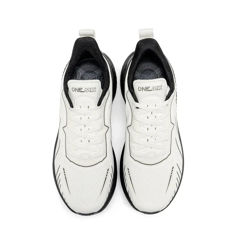 Cushioning Running Shoes For Men Suitable Heavy Runners Lace Up Sports Women Non-slip Outdoor Athletic Male Sneakers