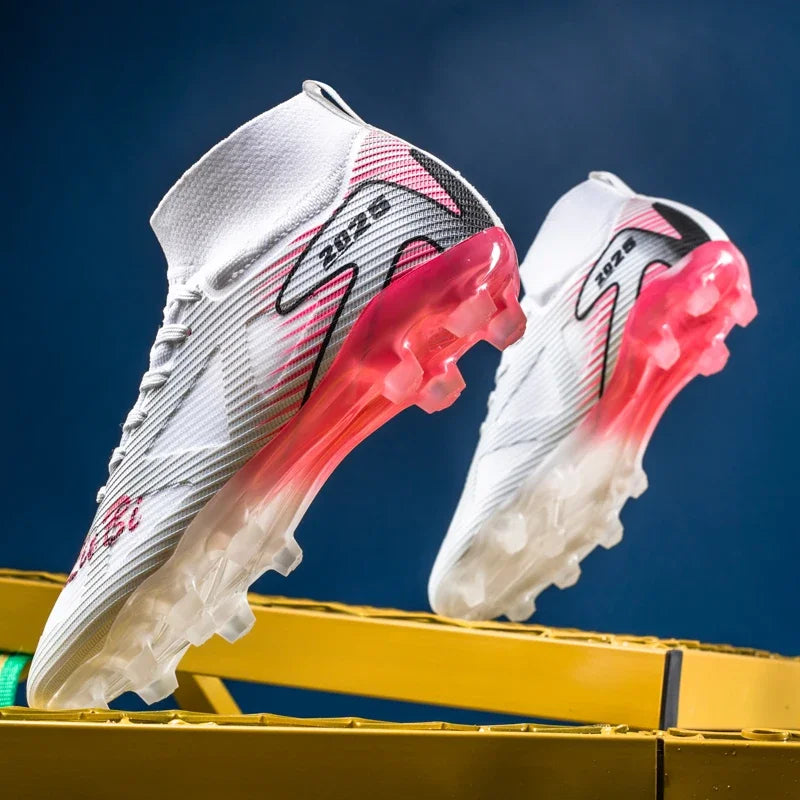 Professional Men Football Shoes Society Cleats Soccer Shoes Indoor Football Field Boots Original Training Fast Chuteira Campo