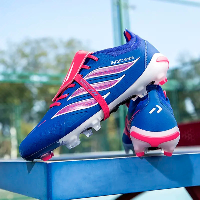 Men Professional FG Soccer Cleats Ultralight Breathable Anti-slip Football Boots Outdoor Grass Match Training Sneakers For Adult