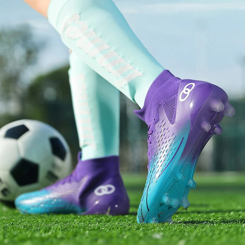 High Quality Fashion Men's Football Sneakers Big Size 46 Professional Soccer Cleats Men Breathable Futsal Boots Man botas futbol