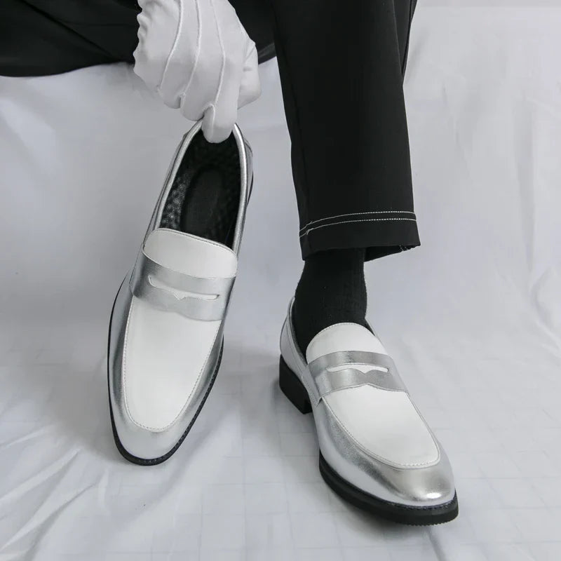 Men Shoes for Wedding Moccasins 2025 New Loafers for Men Breathable Man Slip on Flats Leisure Walk Driving Shoes Walking Shoes