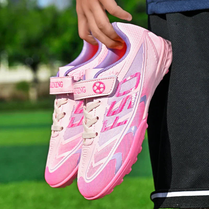 New Kid Football Boots Professional Match Match Boys Soccer Shoes Sports Shoes Non-Slip Sneakers Outdoor Comfortable Unisex