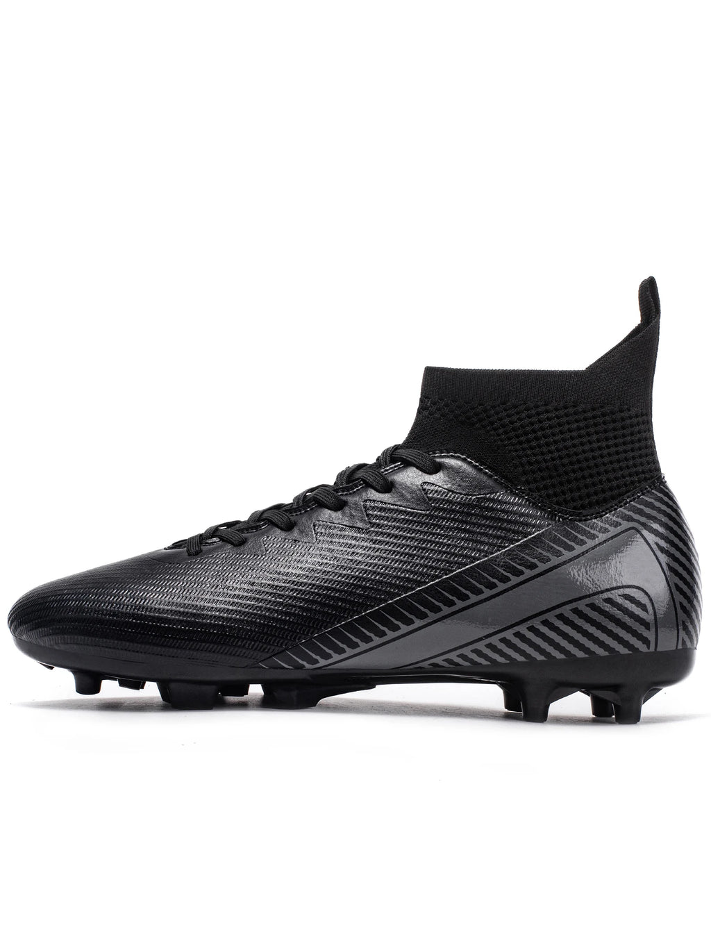 Full Protection AG FG Football Boots Woven PU Fabric TPU Wear Resistant Sole Stable Grip for Junior Football Players