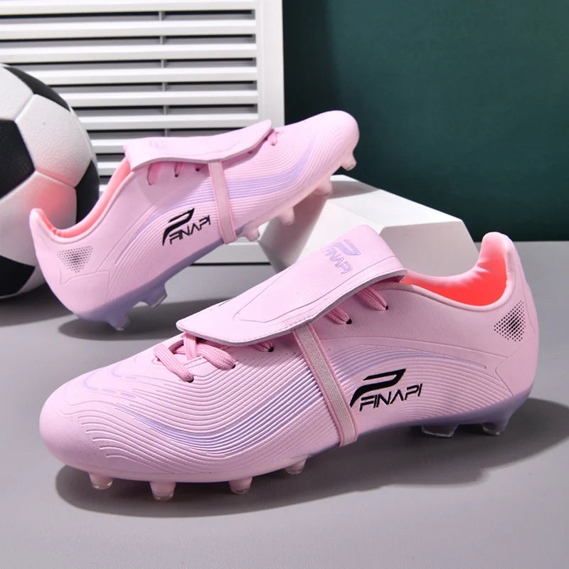 New Men Soccer Shoes Outdoor Comfortable Adult Non-Slip Boys Football Boots Cleats Sport Sport Ultralight Training Match Grass