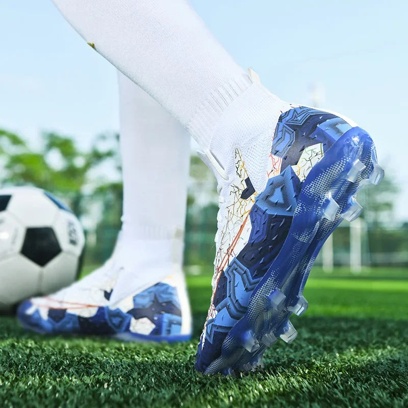 Original Men Football Shoes Indoor Football Field Boots Professional Soccer Shoes Society Cleats TF/FG SneakerSociety Cleats
