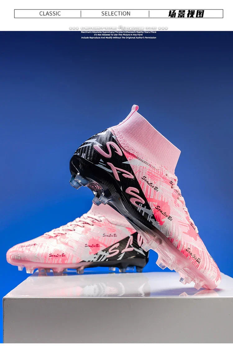 Professional Football Boots Men Soccer Shoes Society Football Cleats FG Ultralight Training Soccer Sneakers Outdoor Sports Shoe