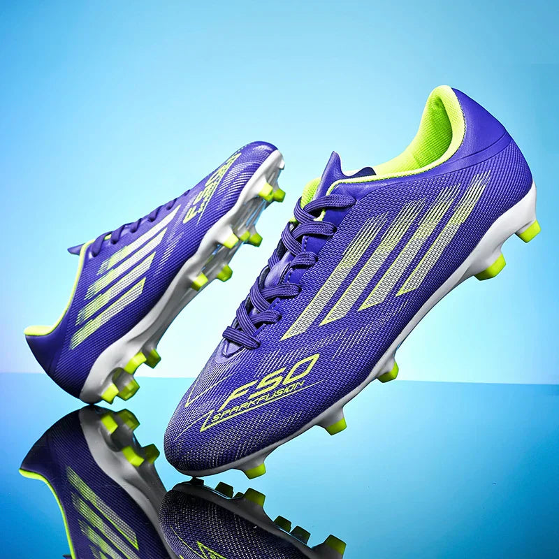 New Men Football Boots Professional Soccer Shoes Boys Sneakers Comfortable Match Ankle Non-Slip TF/FG Sports Shoes Unisex
