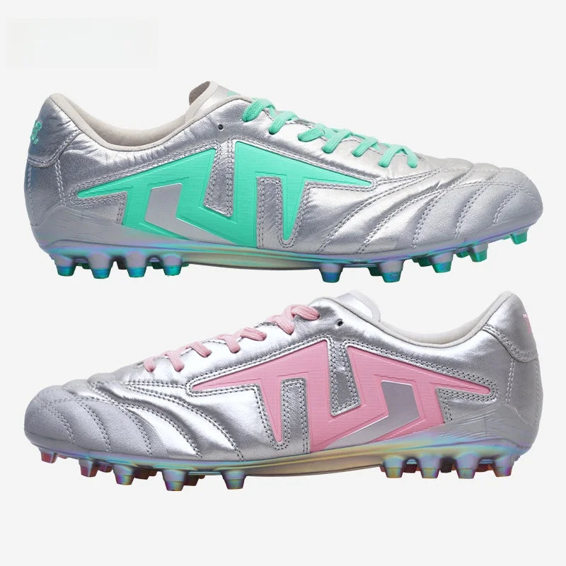 TLSS Football Shoes Full Kangaroo Leather Shock Absorption Magician Football Boots Glue Short Nails Artificial Grass Field