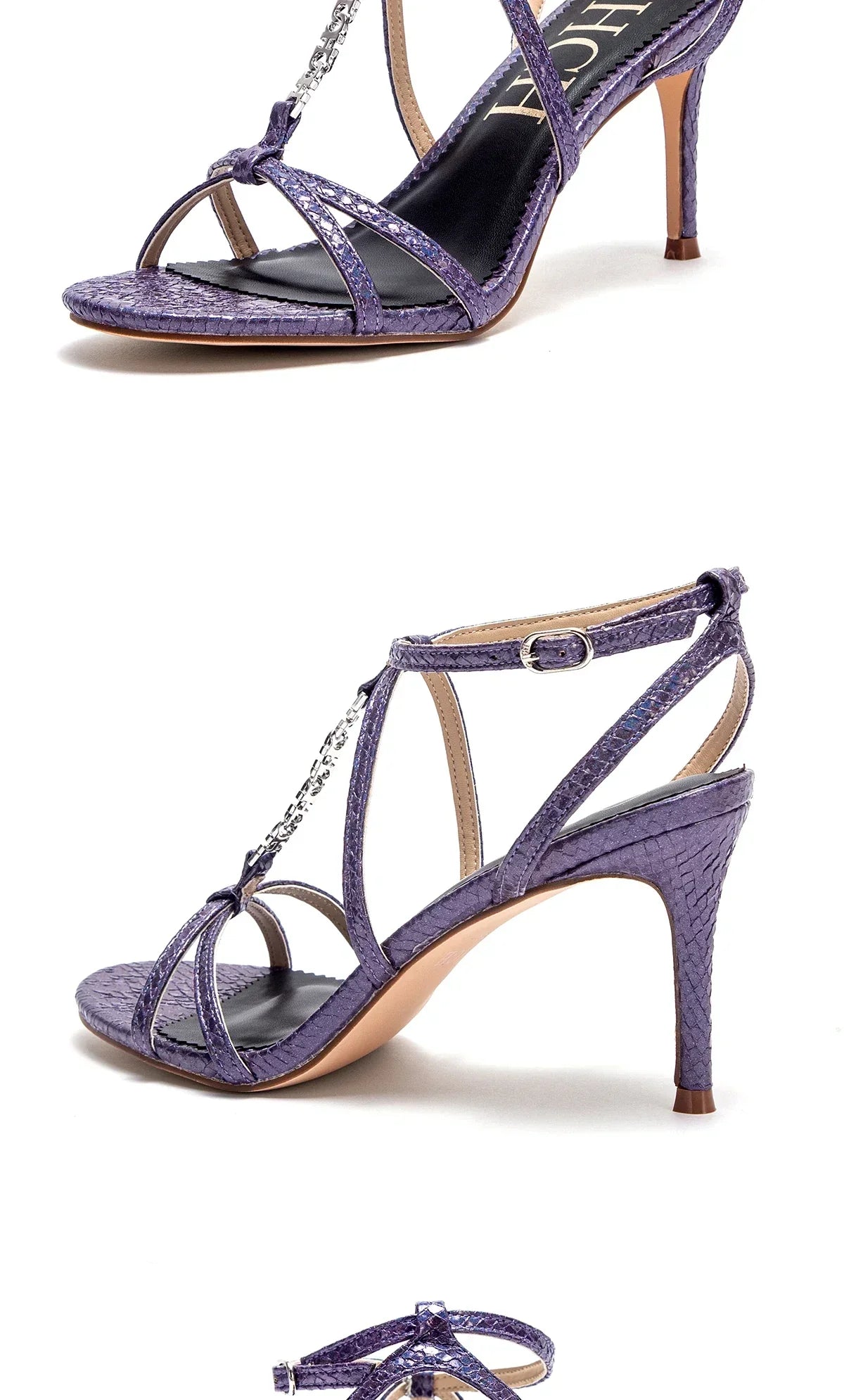 Womens Sandals Strappy Heels for Women Lace Up Square Open Toe Heels Tie Up High Heeled Sandals for Prom